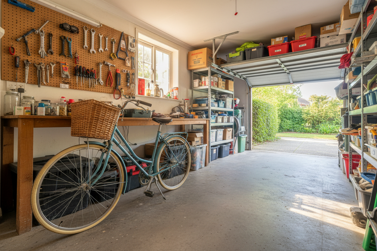 Garage and Bike