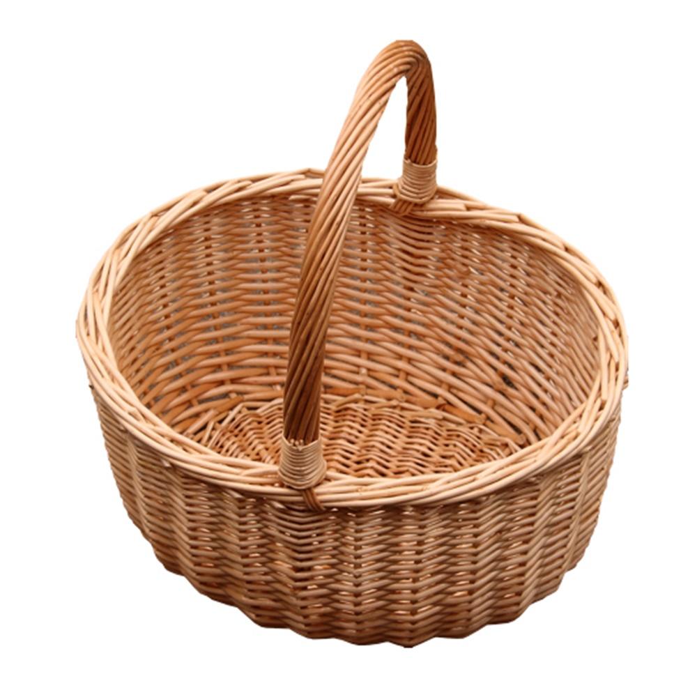 Jumbo Buff Hollander Wicker Shopping Basket