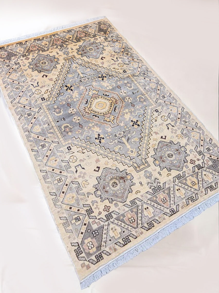 Velveton Hand Knotted Rug Sample - 30 x 30 cm