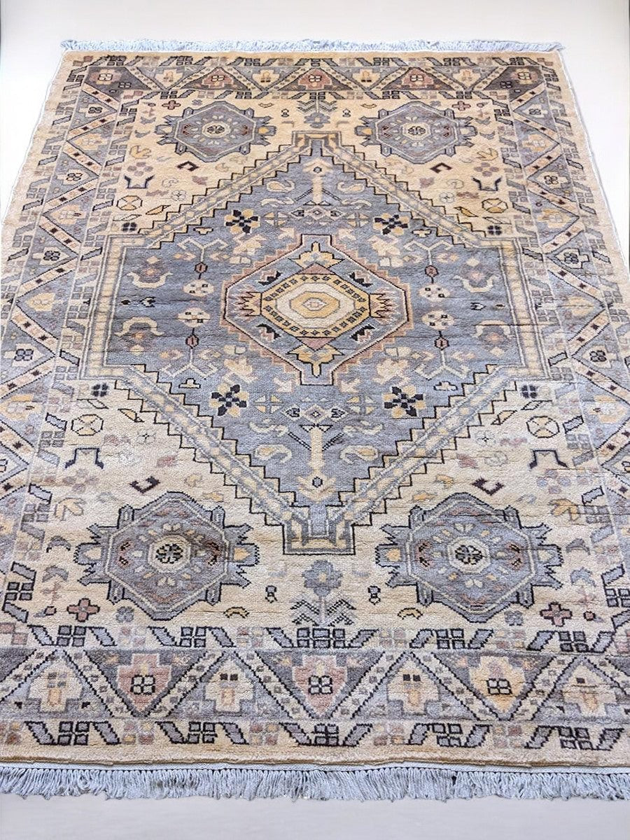 Velveton Hand Knotted Rug Sample - 30 x 30 cm