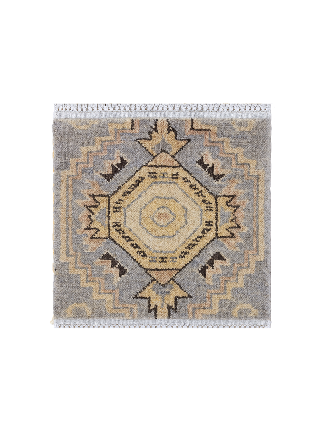 Velveton Hand Knotted Rug Sample - 30 x 30 cm