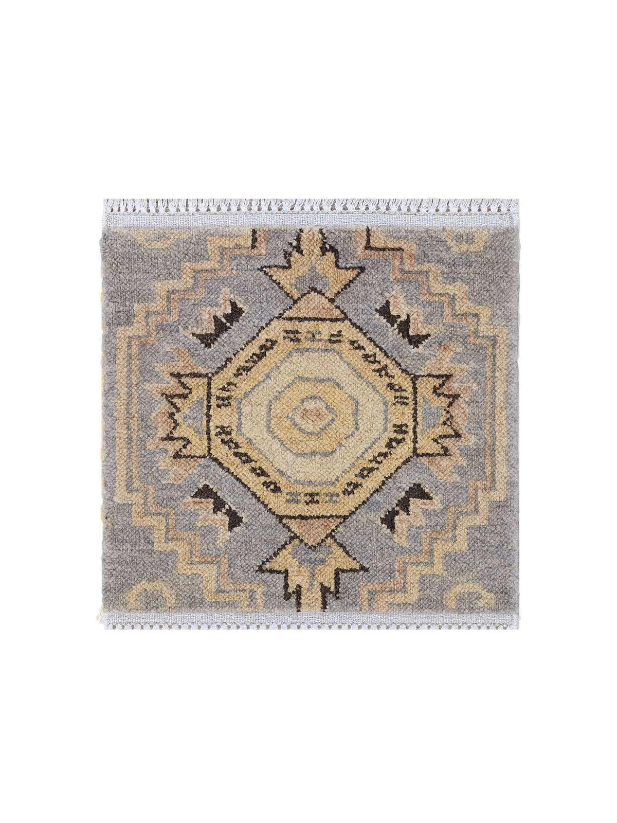 Velveton Hand Knotted Rug Sample - 30 x 30 cm